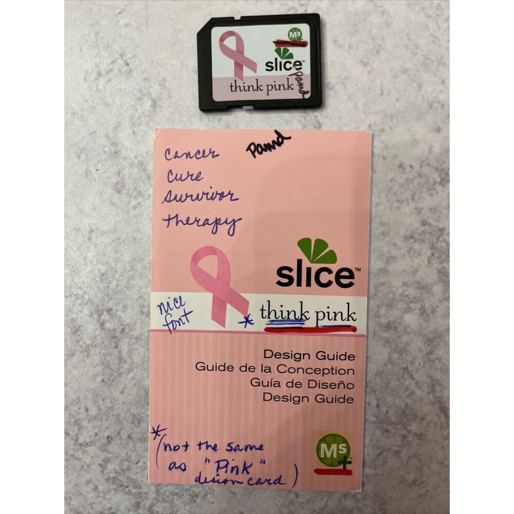 Slice Cordless Digital Think Pink Design SD Card